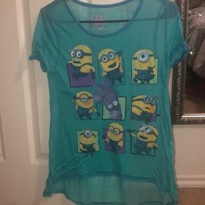 Sheer Blue Minion Shirt